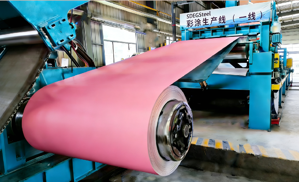 PREPAINTED GALVALUME STEEL COIL