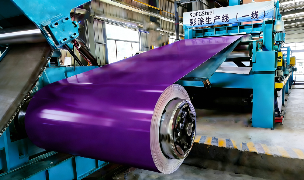 Z40G TOP PAINTING 25UM, BACK PAINTING 10UM PPGI COIL